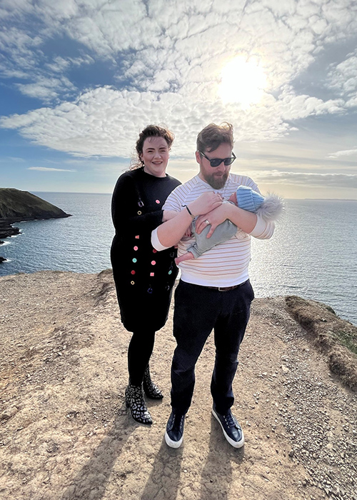 Katie Healy Nolan and her husband David. Pic: Supplied