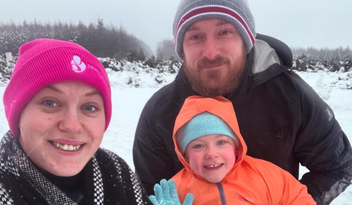 Katie, Conor, and Daisy Mae. Pic: Supplied