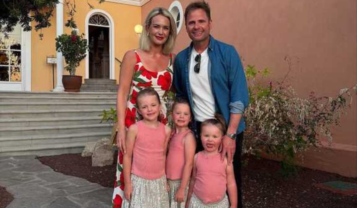 Aoibhín Garrihy and her family on holiday in Spain