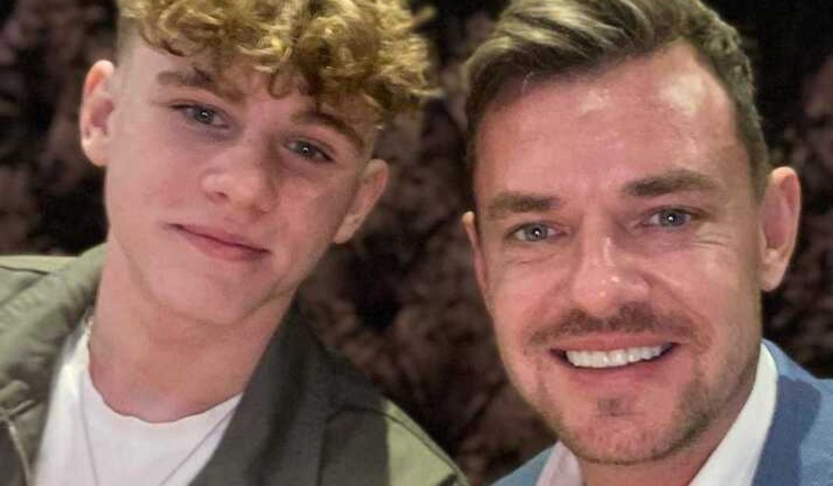 Danny O'Carroll and his son