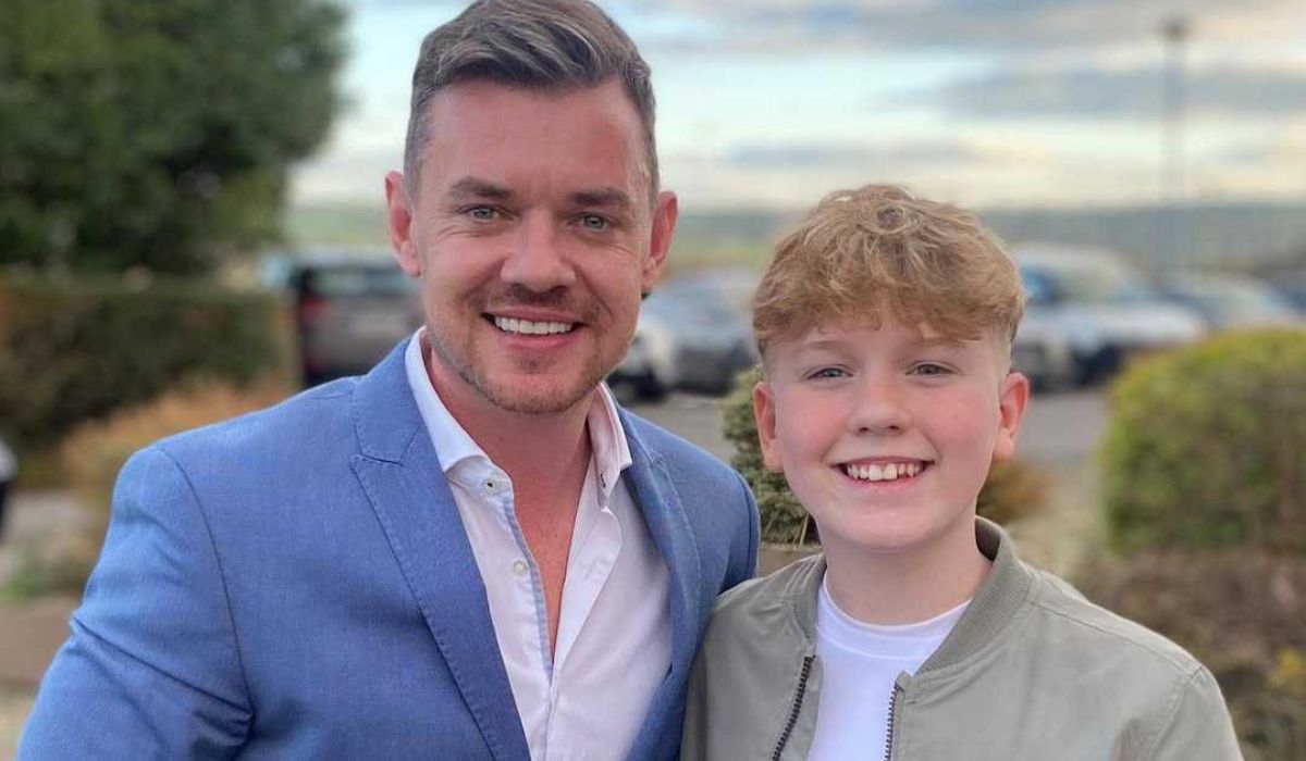 Danny O'Carroll and his son.