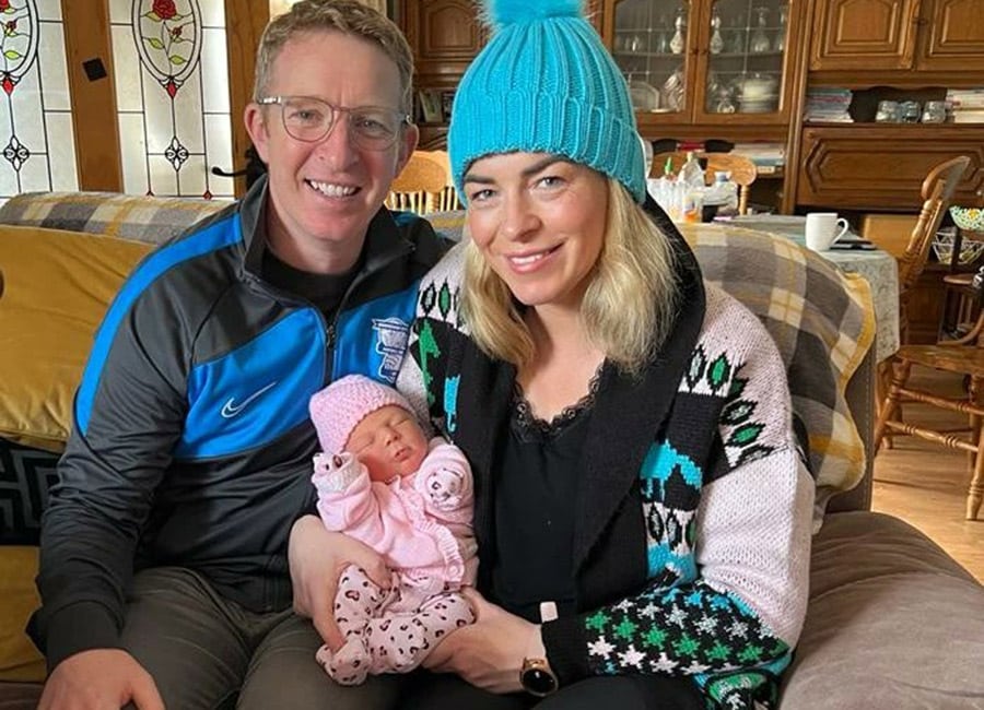 Ursula Jacob and her husband and daughter