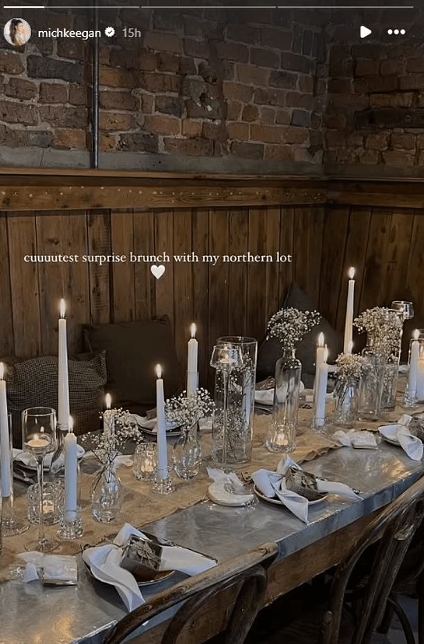 Michelle Keegan's surprise baby shower.