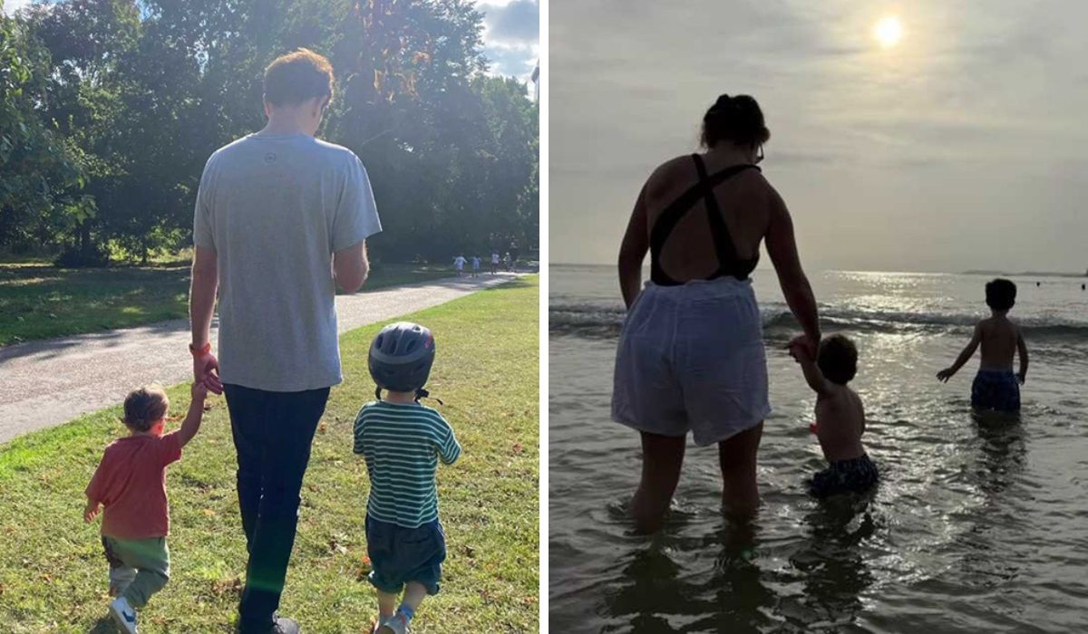 Princess Beatrice, Jack Brooksbank and their children Ernest and August