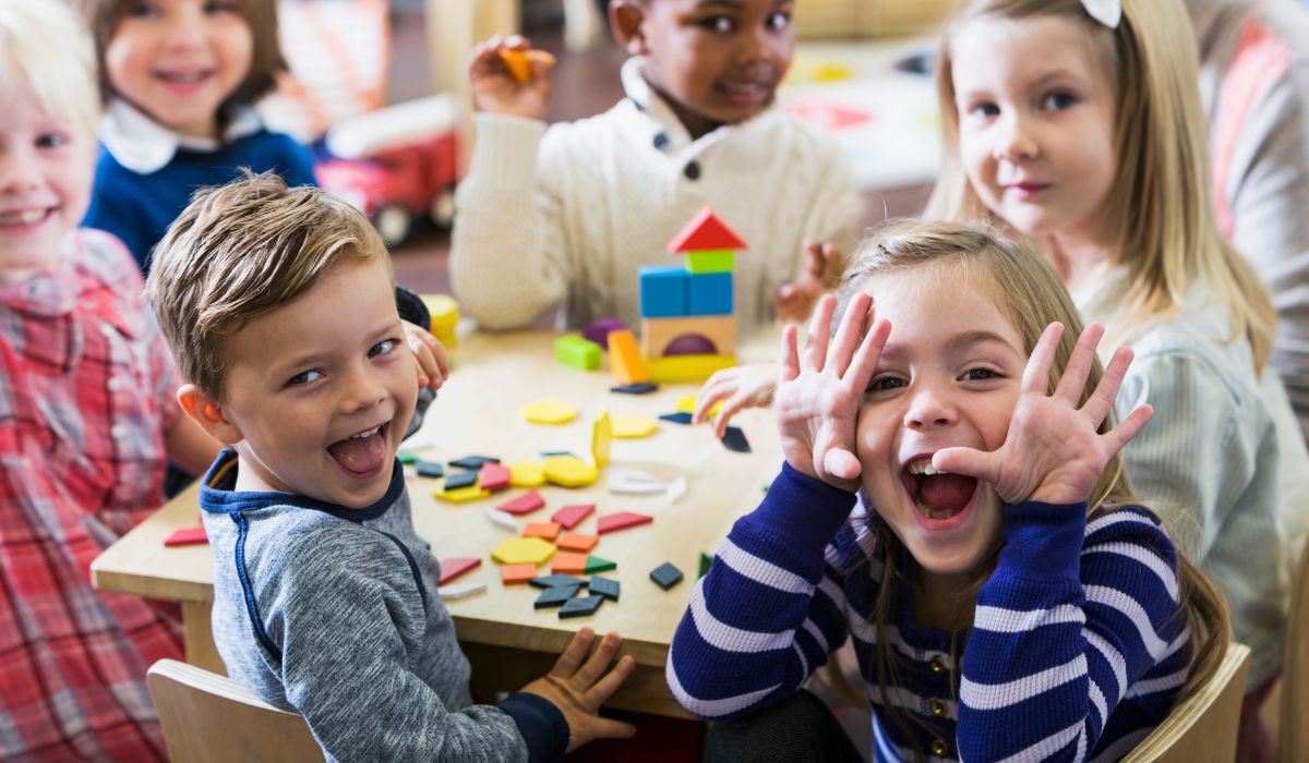 Kids at creche