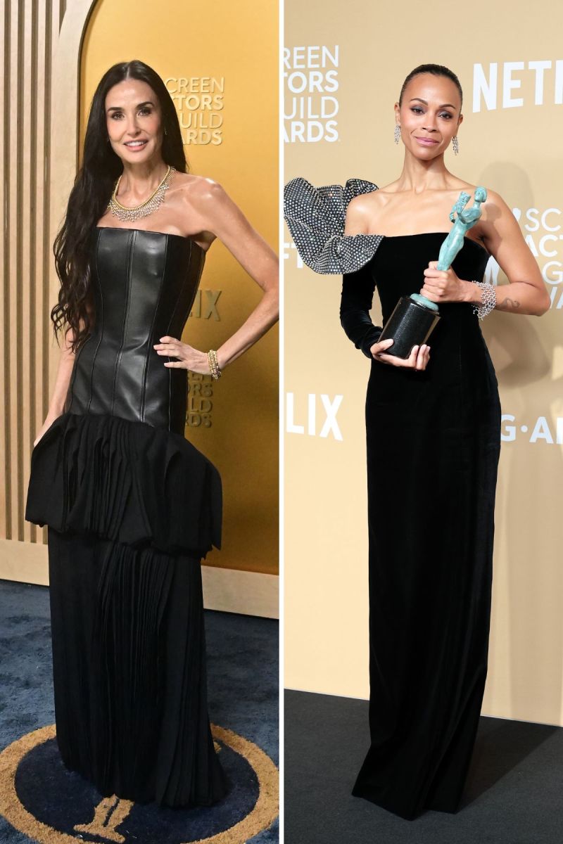 Demi Moore and Zoe Saldana