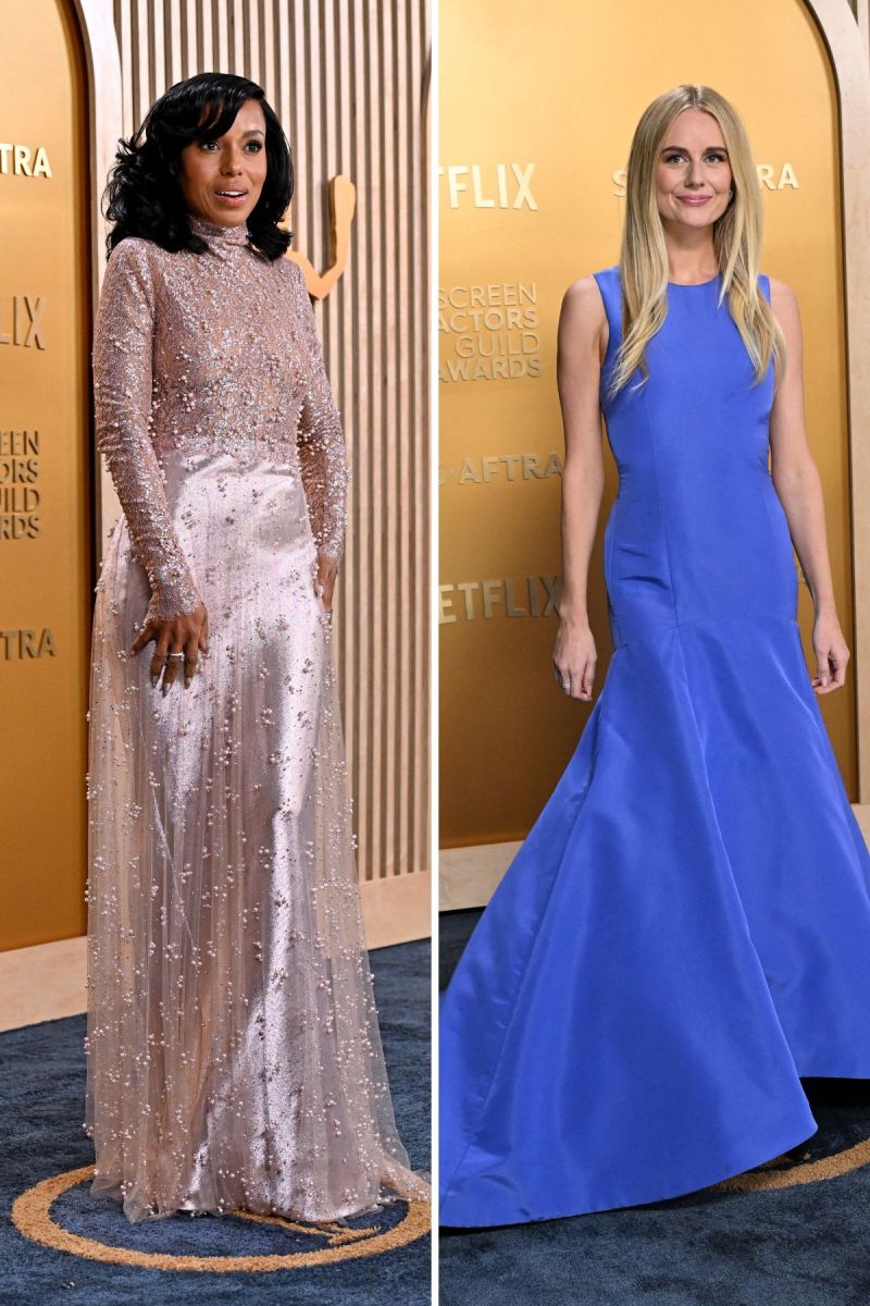 Kerry Washington and Justine Lupe