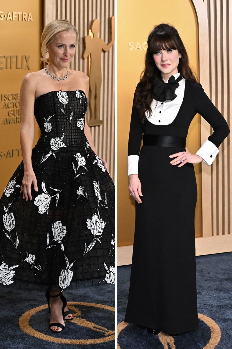Gillian Anderson and Zooey Deschanel