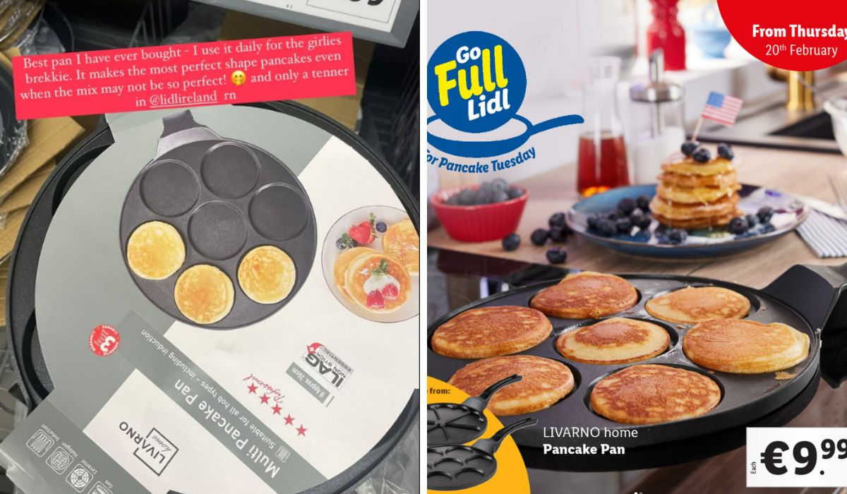 Lidl Ireland pancake pan