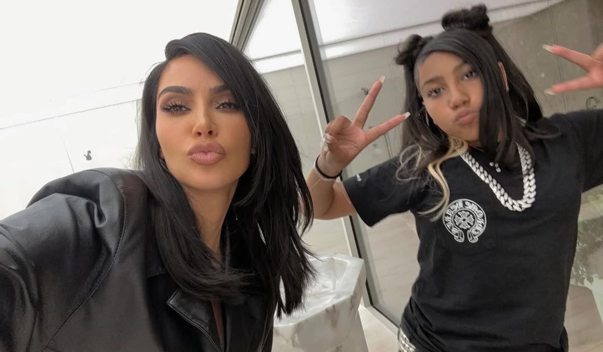 Kim Kardashian and North West