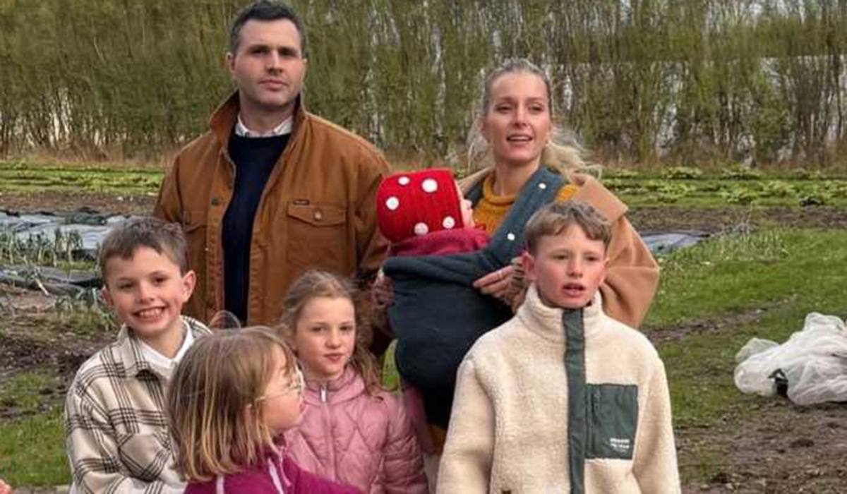 Hannah with her family in Ireland. Pic: Ballerina Farm/Instagram