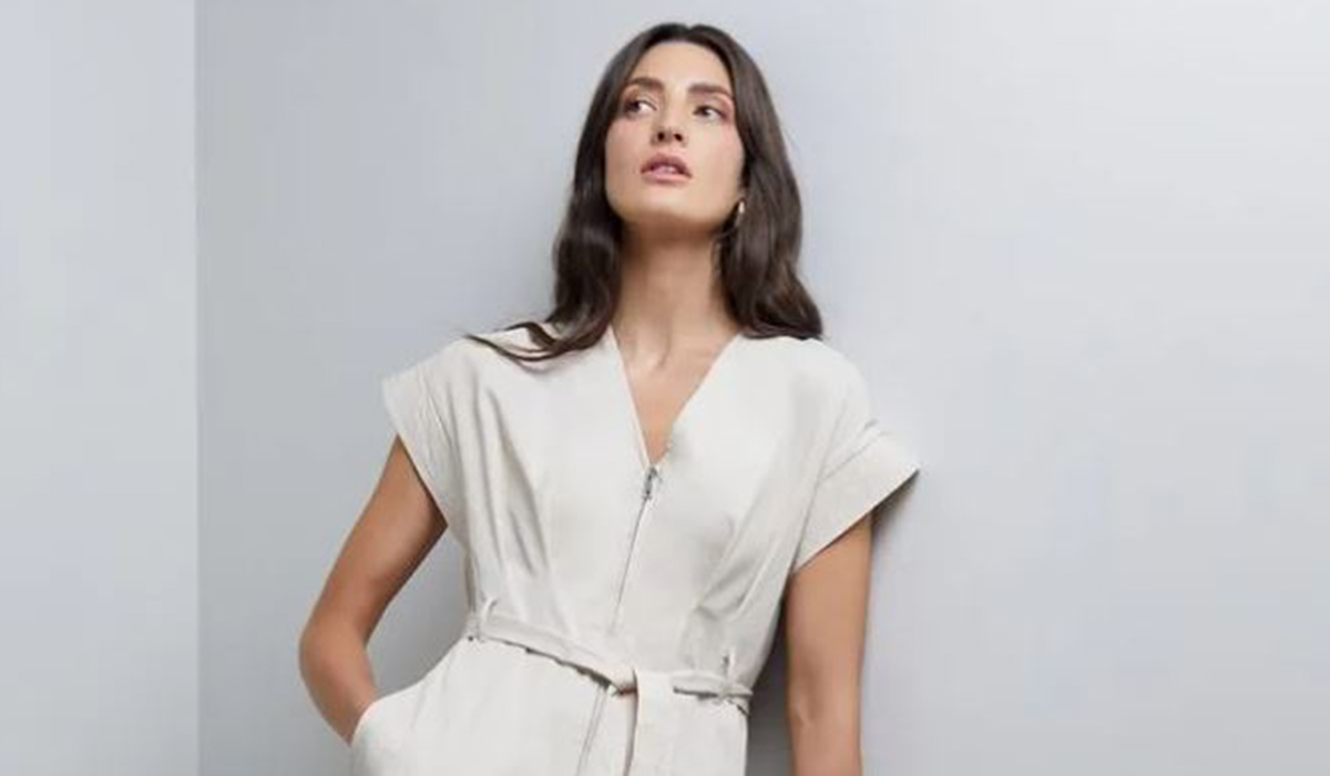 Belted Utility Cotton Midi Dress (€30). Pic: Dunnes Stores
