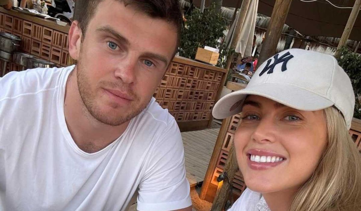 Chloe Boucher and her husband Tom Farrell