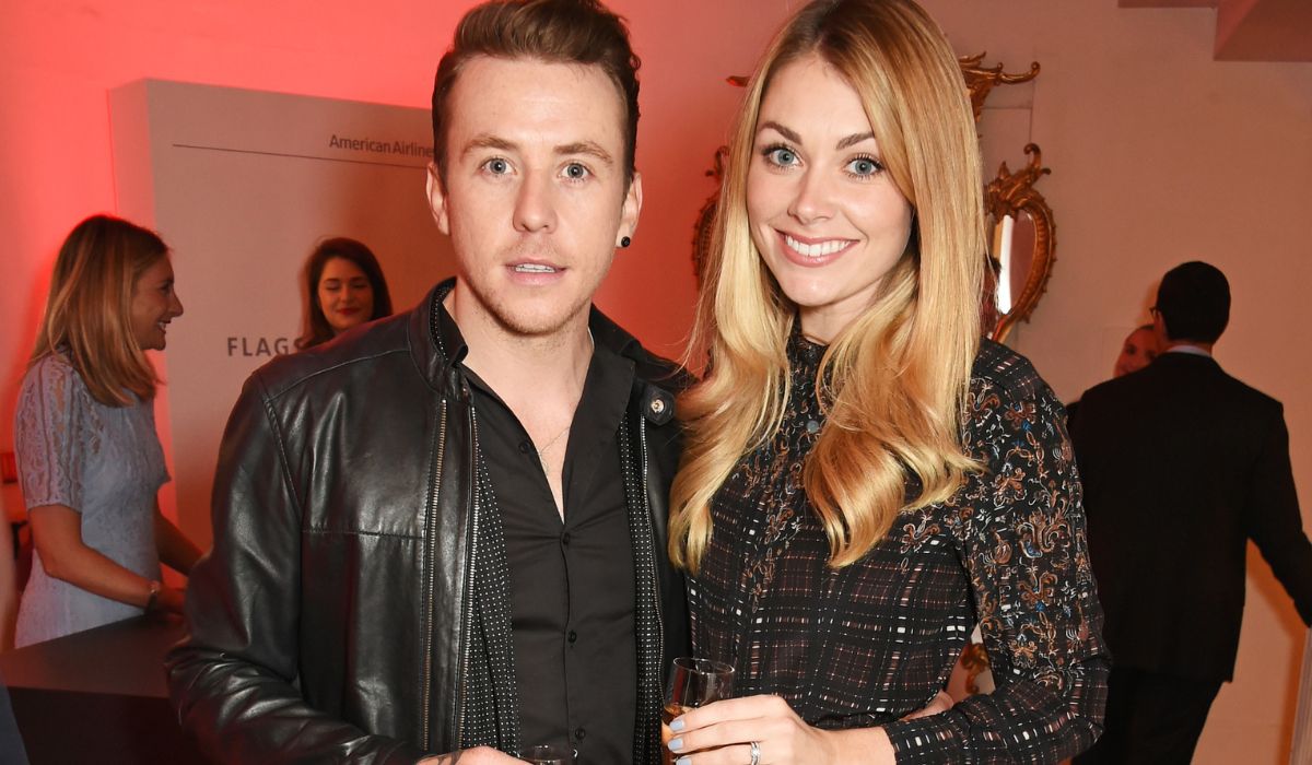 Danny Jones and Georgia Horsley attend "Above / Beyond" hosted by American Airlines