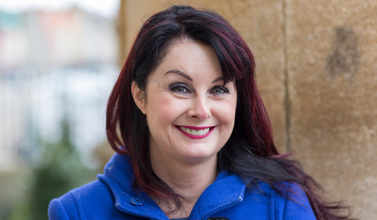Marian Keyes, bestselling Irish novelist, photographed at the FT Weekend Oxford Literary Festival on April 10, 2016 in Oxford, England. (Photo by David Levenson/Getty Images)