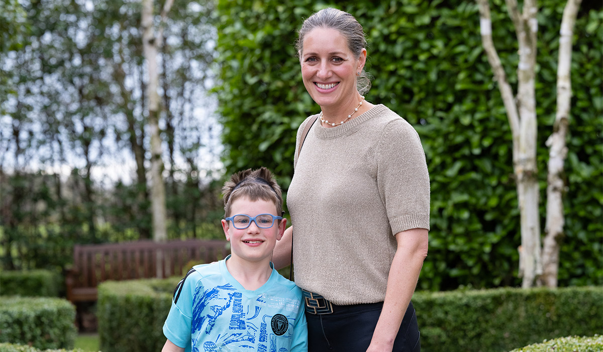 Jean Smyth with son William