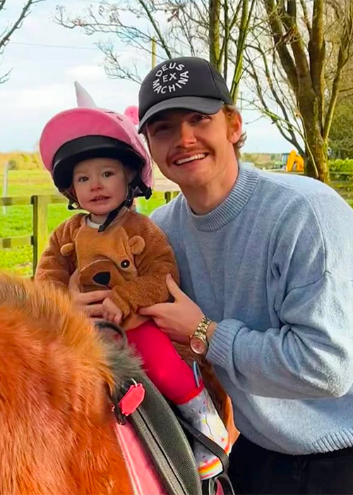 Jack and his daughter Maya. Pic: Jack Keating/Instagram