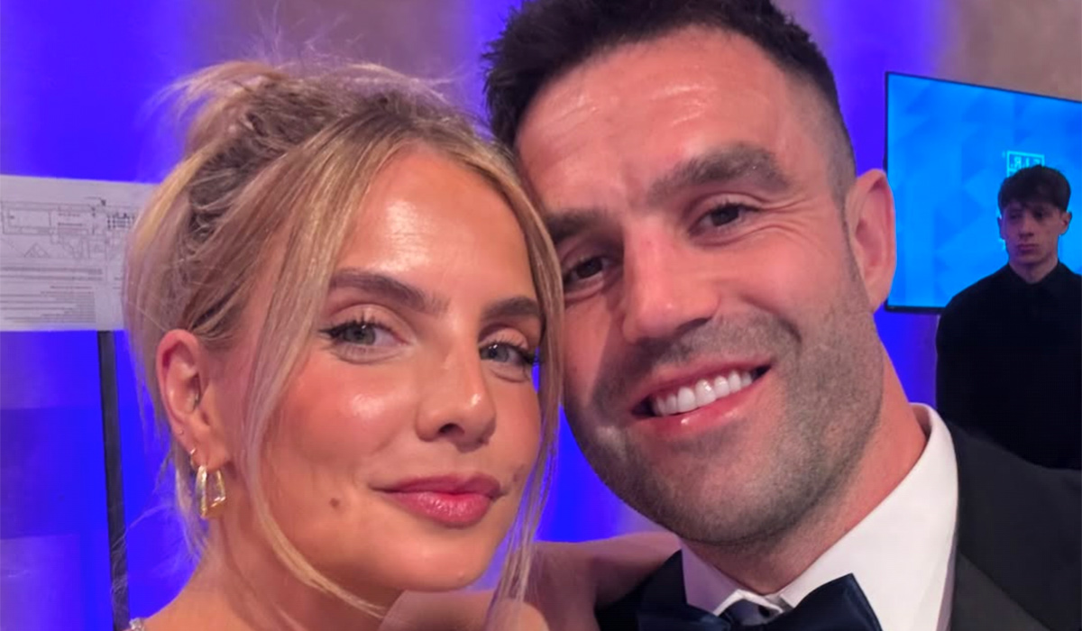 Joanna and Conor the black-tie gala in Rome. Pic: Joanna Cooper/Instagram