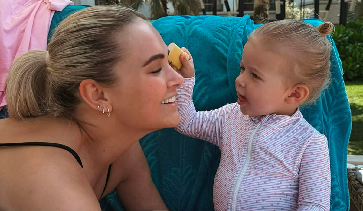 Molly-Mae with Bambi in Dubai. Pic: Molly-Mae/Instagram