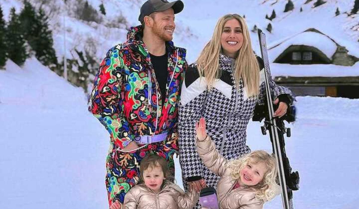 Stacey Solomon, Joe Swash and their daughters, Rose and Belle