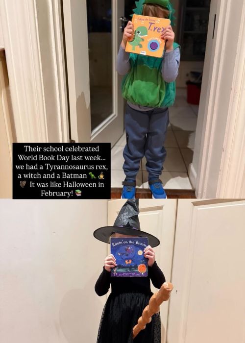 Rosanna Davison kids World Book Day