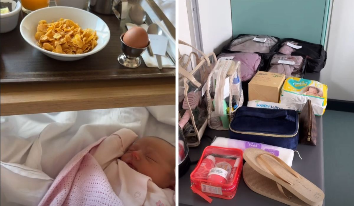 Jennifer Wrynne's hospital bag