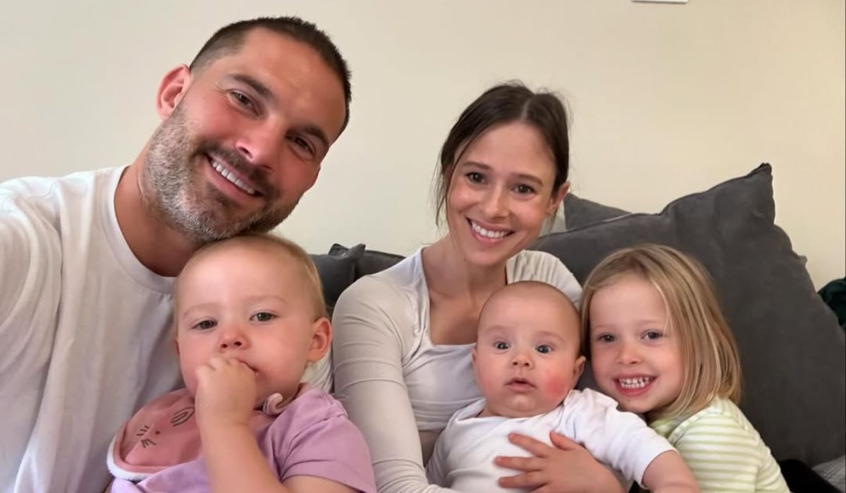 Camilla Thurlow and her family
