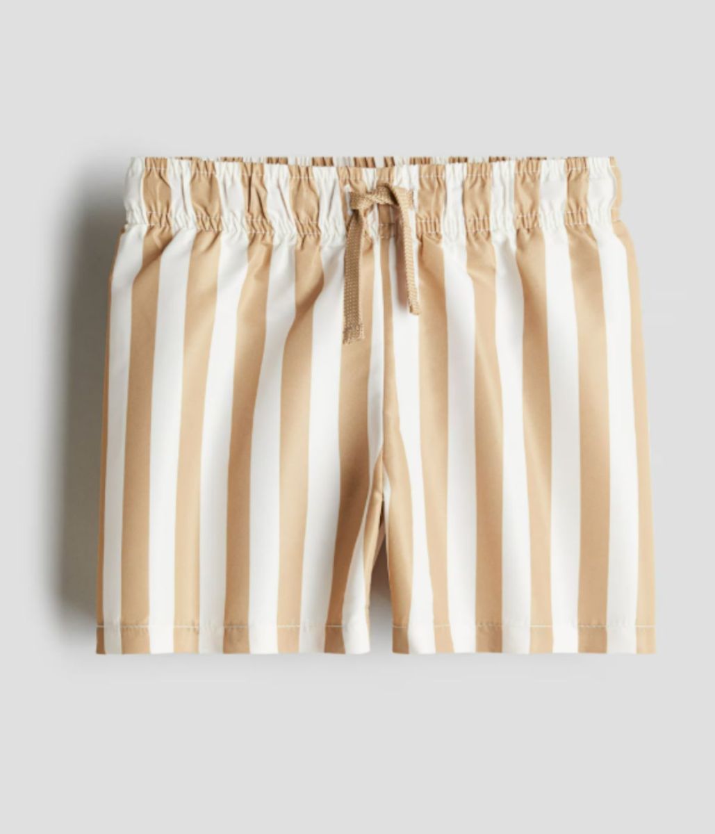 stripey shorts swimwear