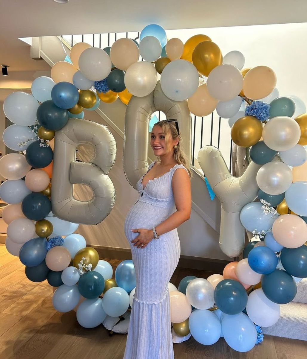 Elaine Porter at her baby shower