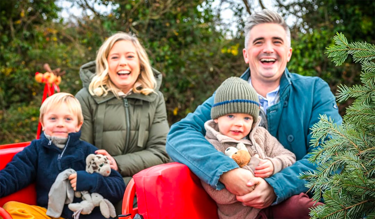 Donal and Sofie with their boys.