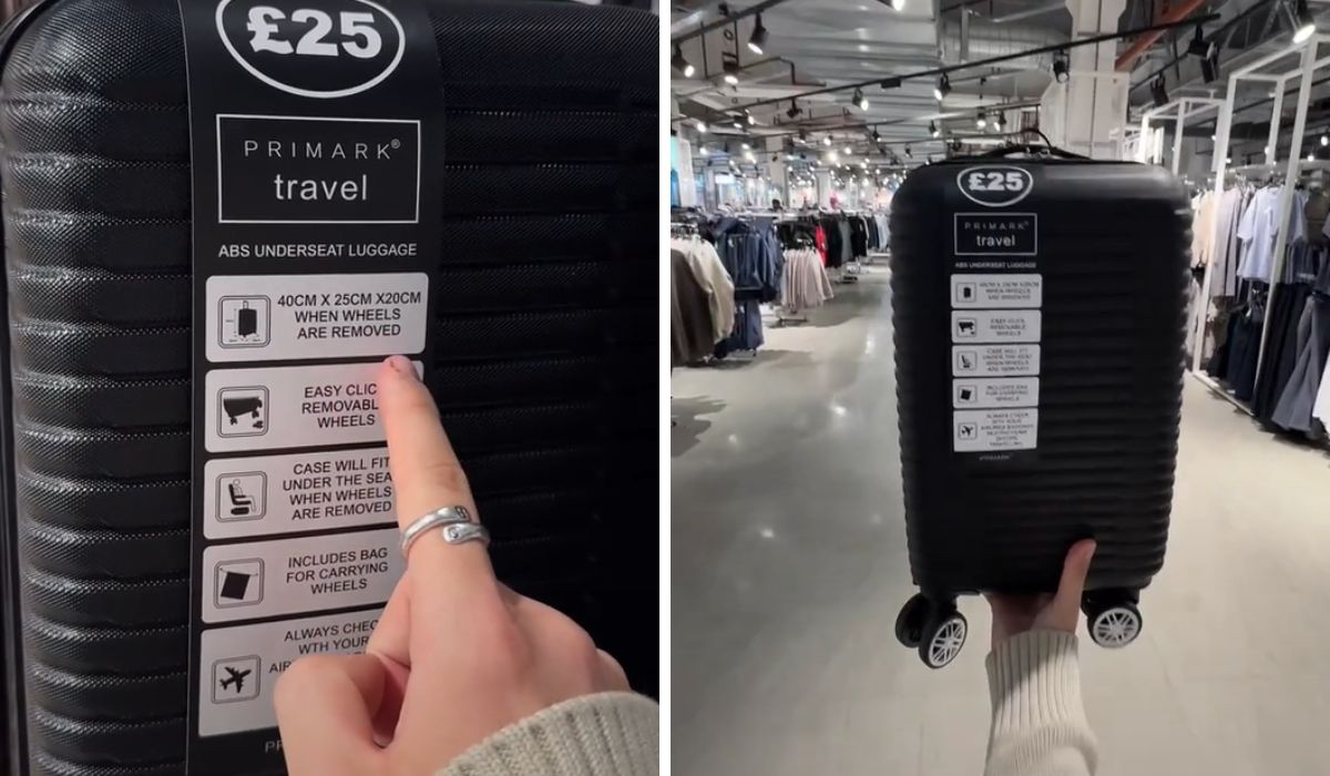 Penneys Ryanair black under the seat bag
