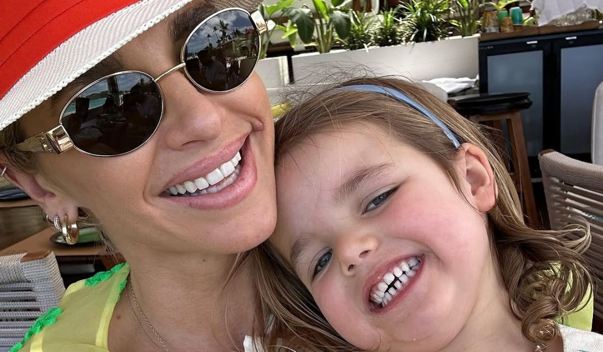 Vogue Williams and her daughter Gigi
