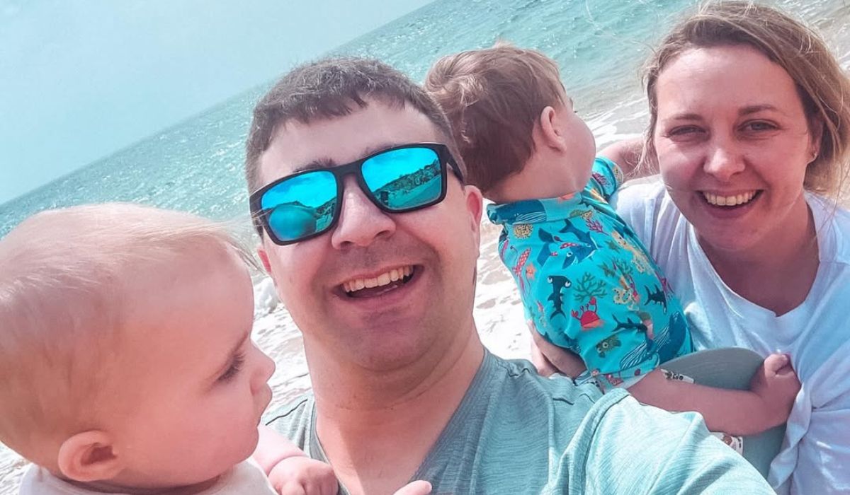 Carl Mullan on family holiday
