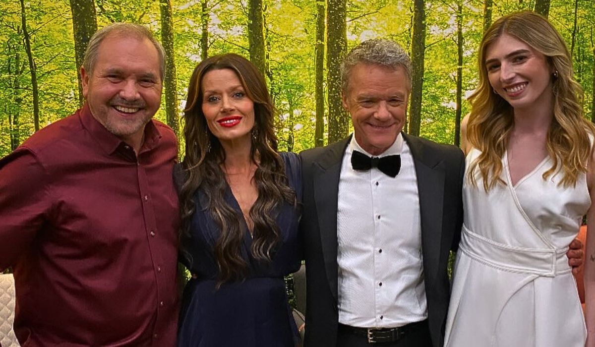Madeleine West and Neighbours costars