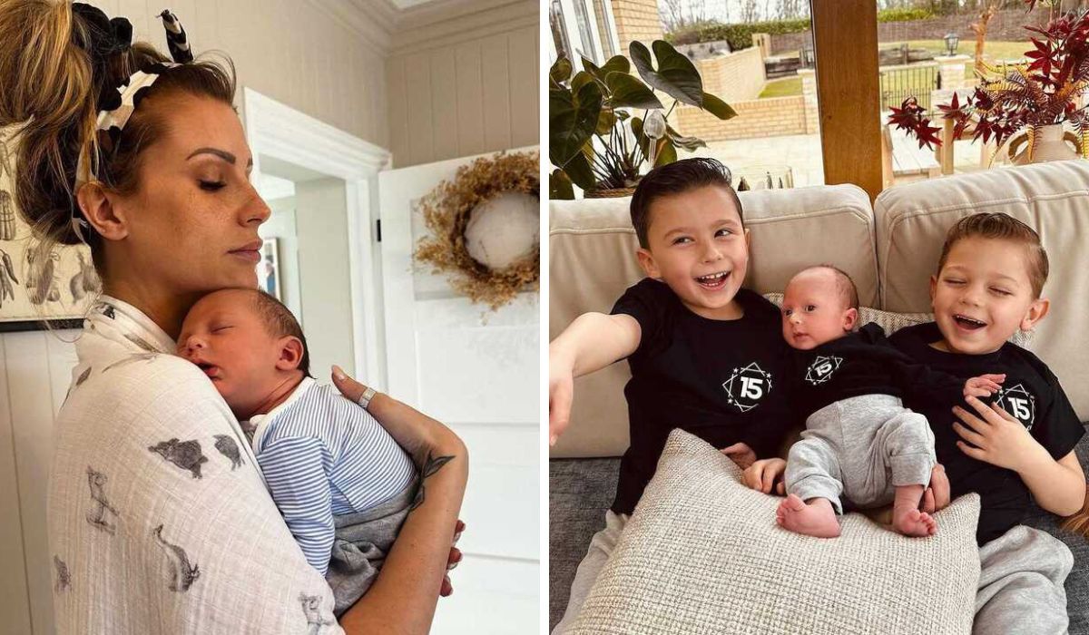 Mrs Hinch and her children