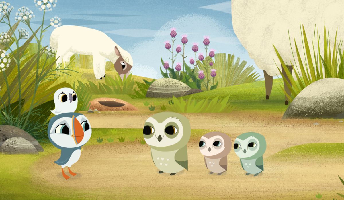 Puffin Rock production still