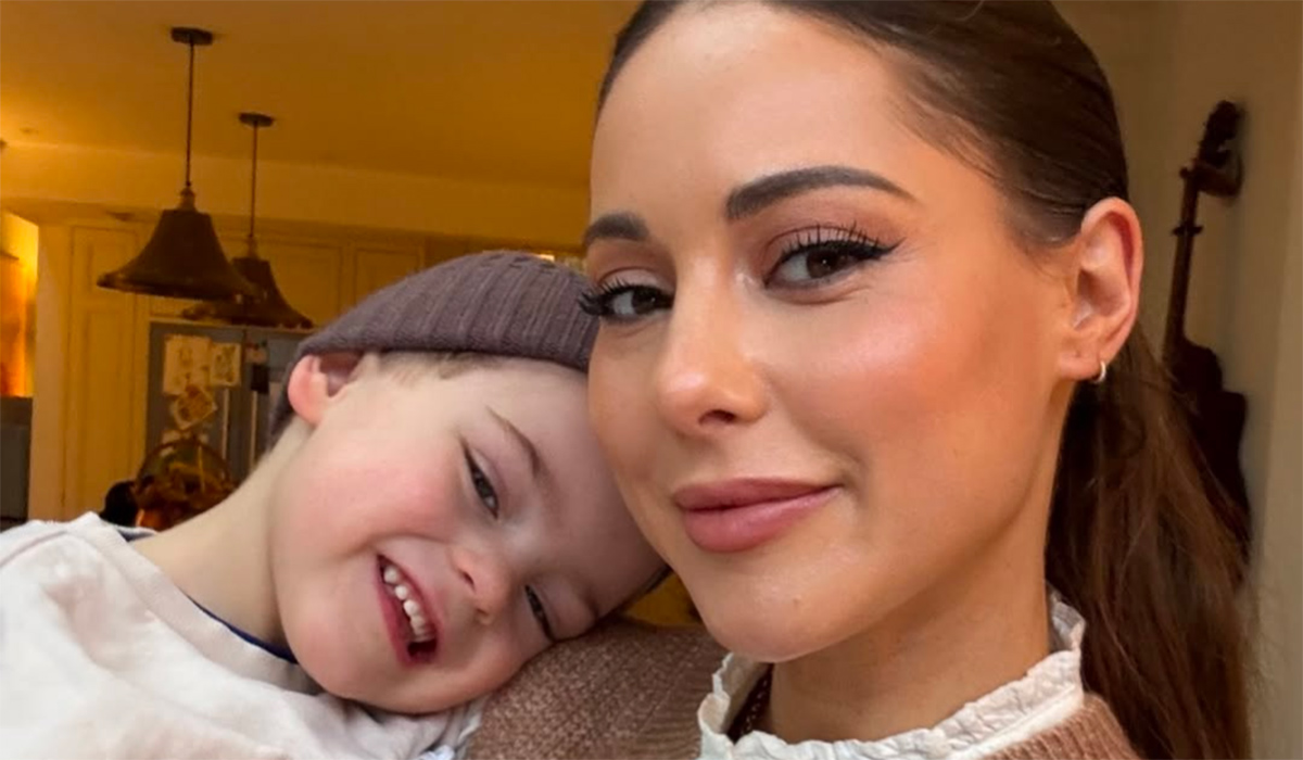 Louise and her son Leo. Pic: Louise Thomson/Instagram
