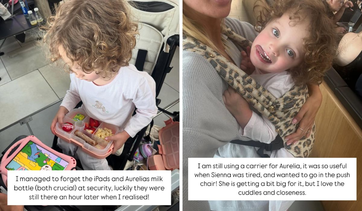 Millie Mackintosh's daughter on holiday