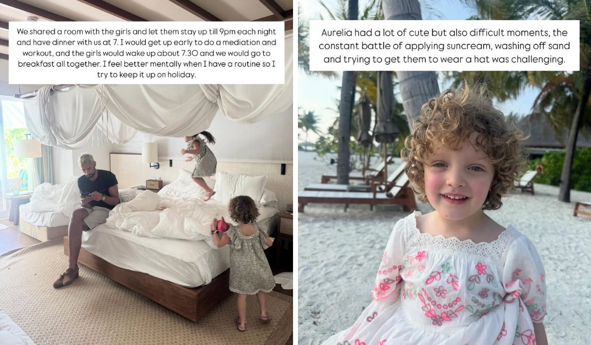 Millie Mackintosh's daughter on holiday