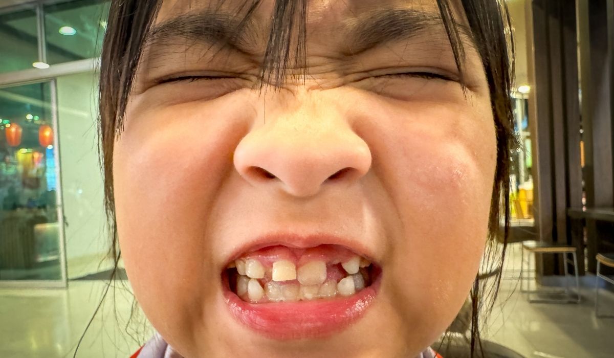 Little girl smiling