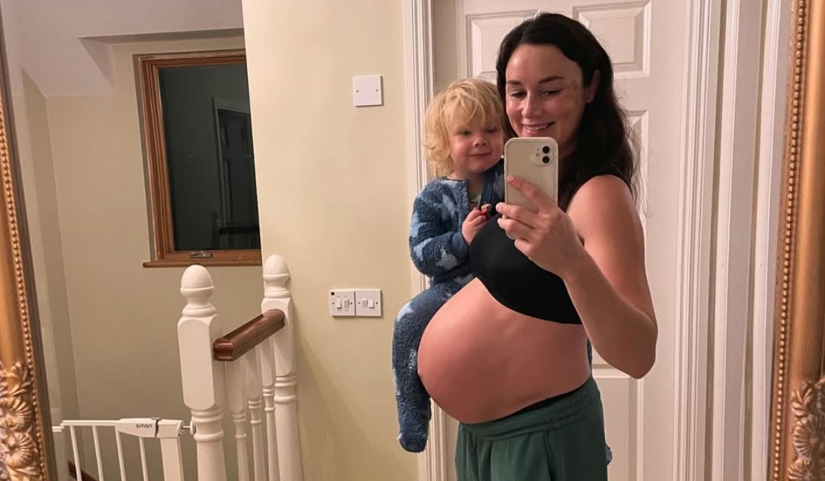 Louise Galvin with her son Florian