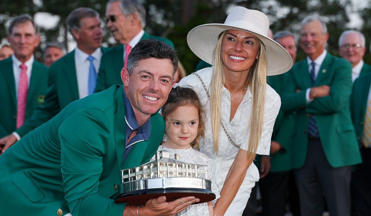 Rory McIlroy, daughter and wife