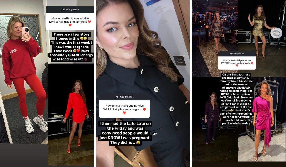 Doireann Garrihy behind the scenes on Dancing With The Stars