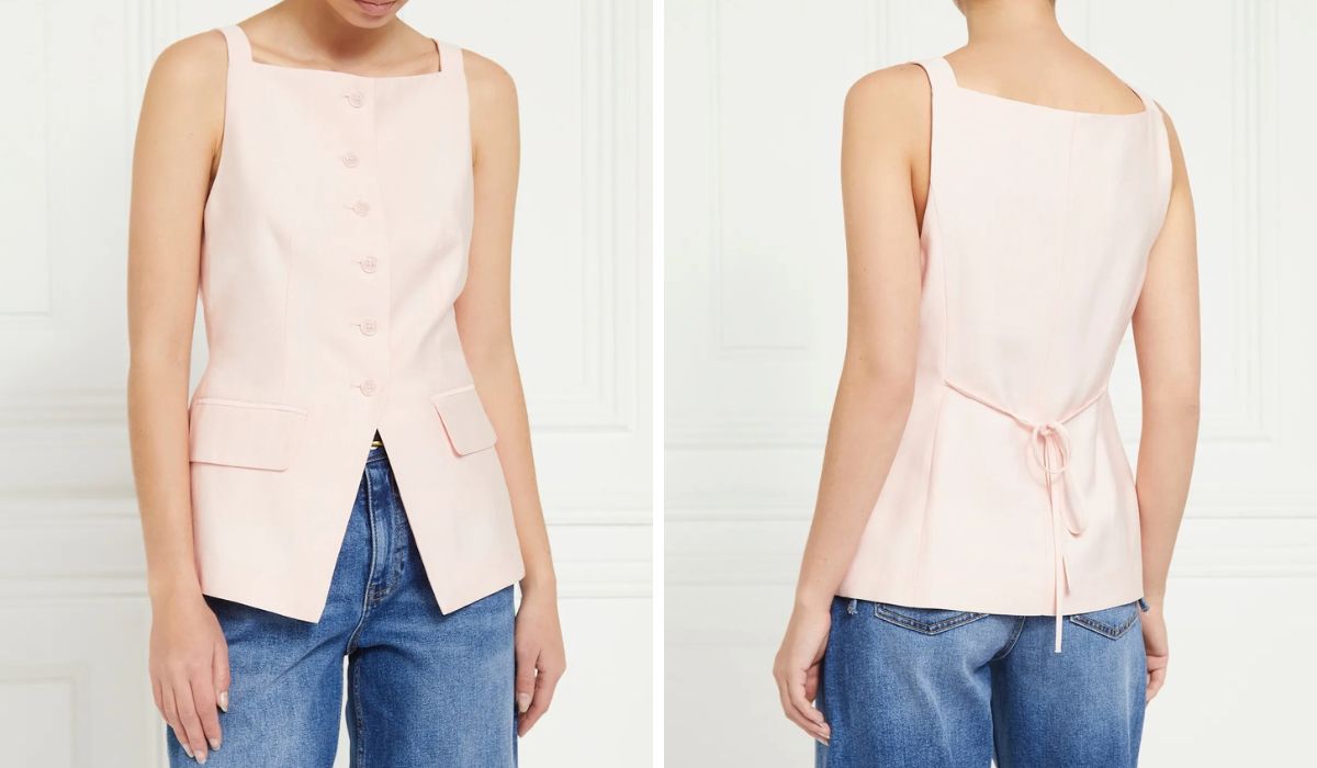 Dunnes Gallery Square Neck Waistcoat
