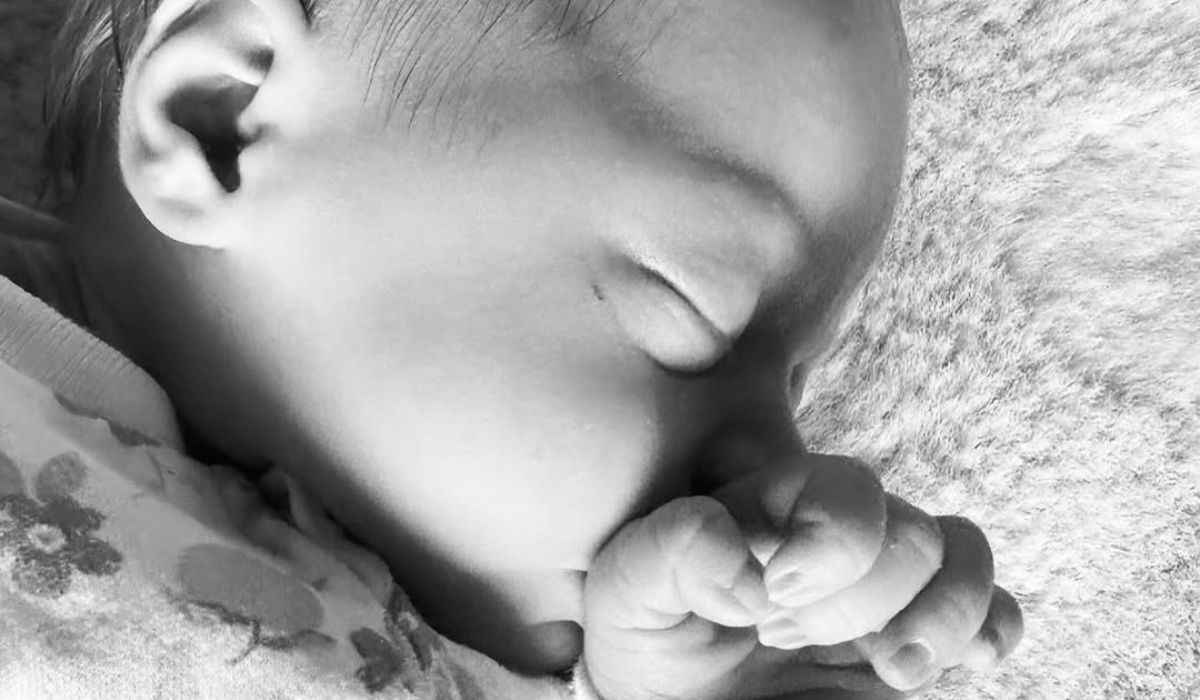 Sacha Parkinson's baby daughter