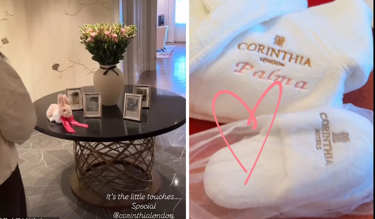 Michelle Keegan and Mark Wright's stay at Corinthia London