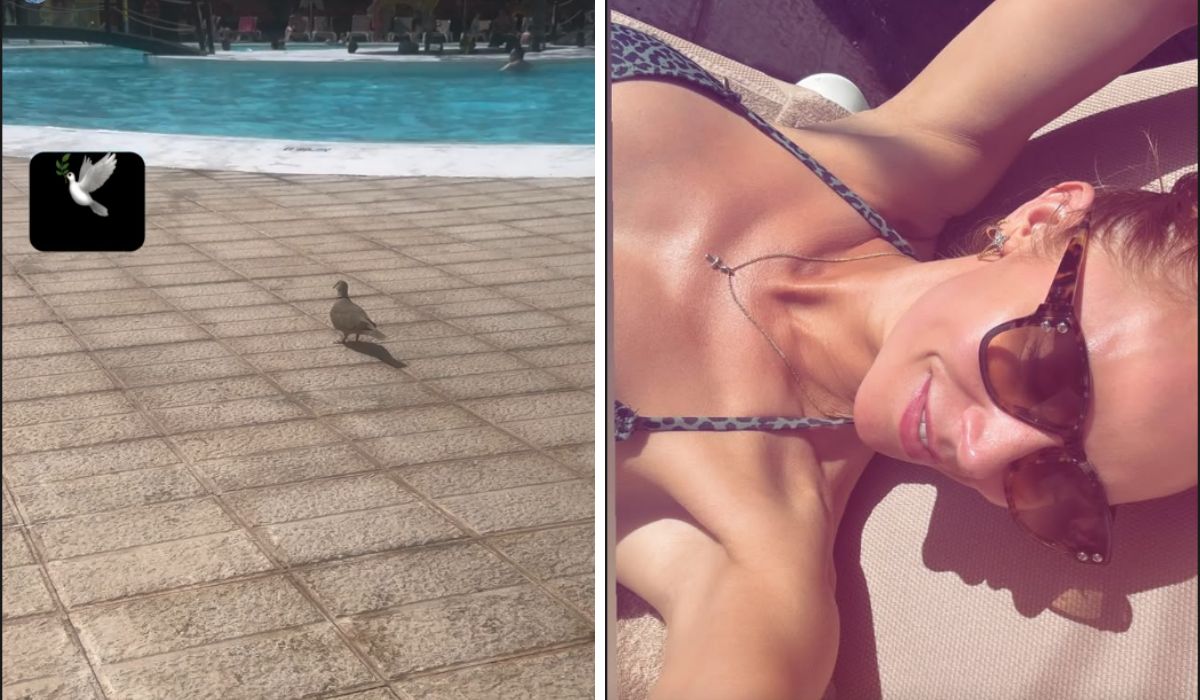 Una Healy's kids on holiday