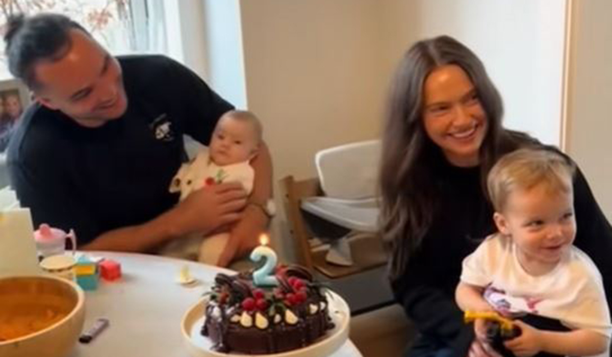 Nico's second birthday party. Pic: Arni Lowe/TikTok