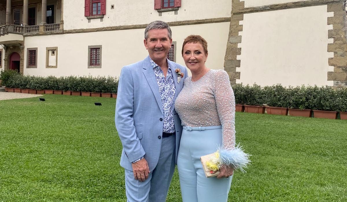 Daniel O'Donnell and wife Majella and son's wedding