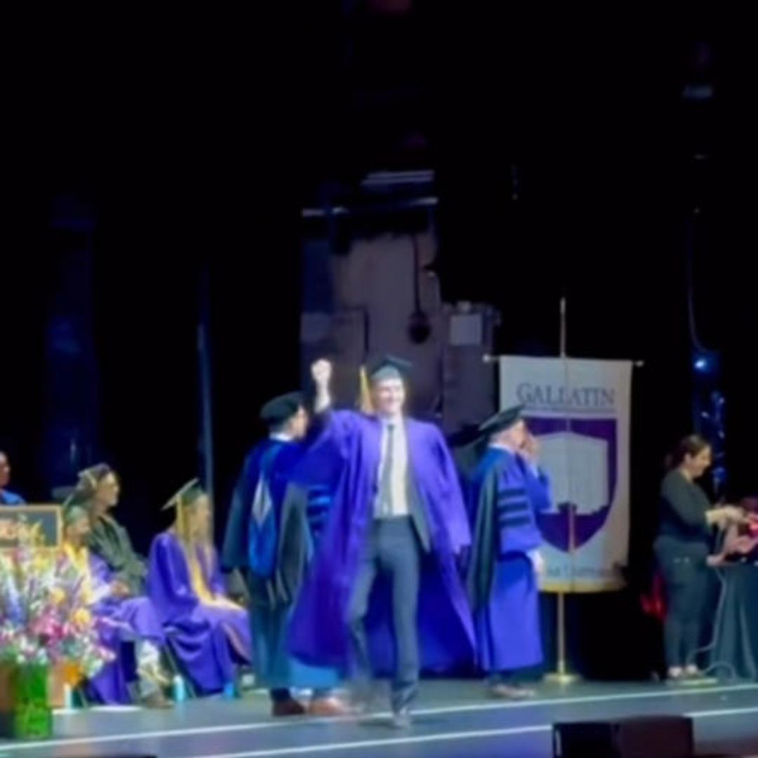 Elliot Donald at his graduation